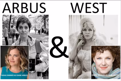 Arbus & West show poster