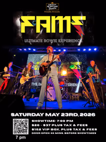 Fame: The Ultimate David Bowie Tribute show poster