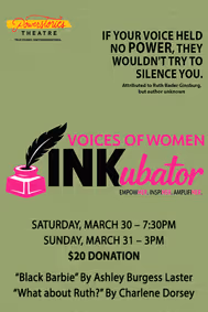 Voices of Women INKubator show poster