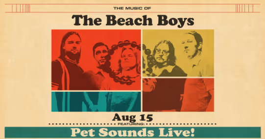 The Music of The Beach Boys featuring Pet Sounds LIVE show poster
