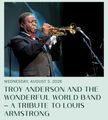 Glazer Hall Summer Jazz Series Presents Troy Anderson & the Wonderful World Band in Miami Metro