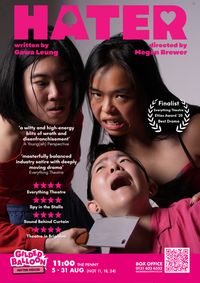 Hater show poster