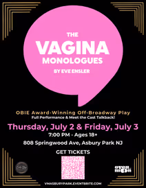 Center Stage Productions presents The Vagina Monologues by Eve Ensler