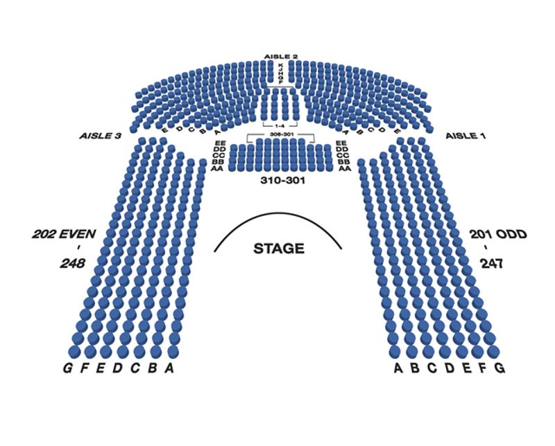 Circle in the Square (Broadway) Seating Chart