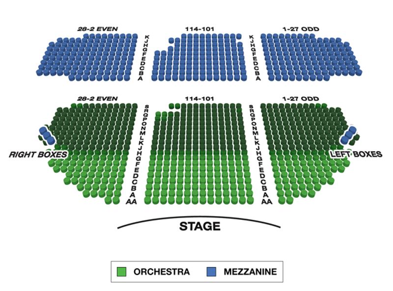 Gerald Schoenfeld Theatre (Broadway) Seating Chart