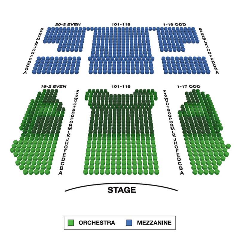 August Wilson Theatre (Broadway) Seating Chart