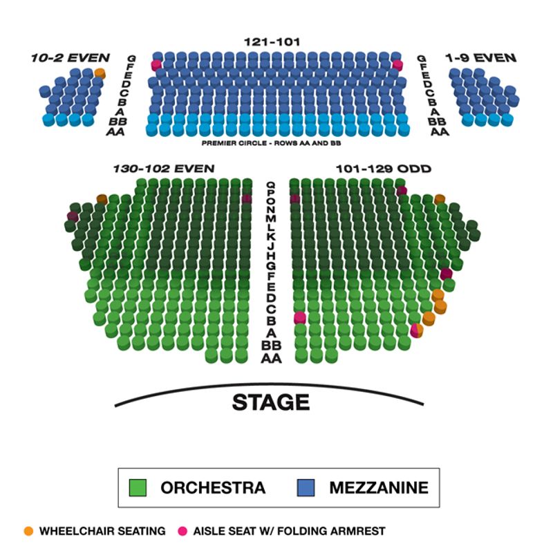 Samuel J. Friedman Theatre (Broadway) Seating Chart
