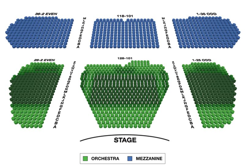 Marquis Theatre (Broadway) Seating Chart
