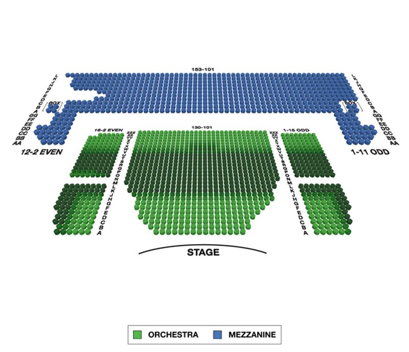 Minskoff Theatre (Broadway) Seating Chart