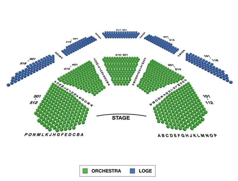 Vivian Beaumont Theatre (Broadway) Seating Chart