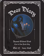 Barrett Wilbert Weed: “Dear Diary” StageMag