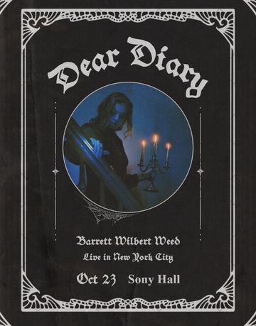 Barrett Wilbert Weed: “Dear Diary” StageMag
