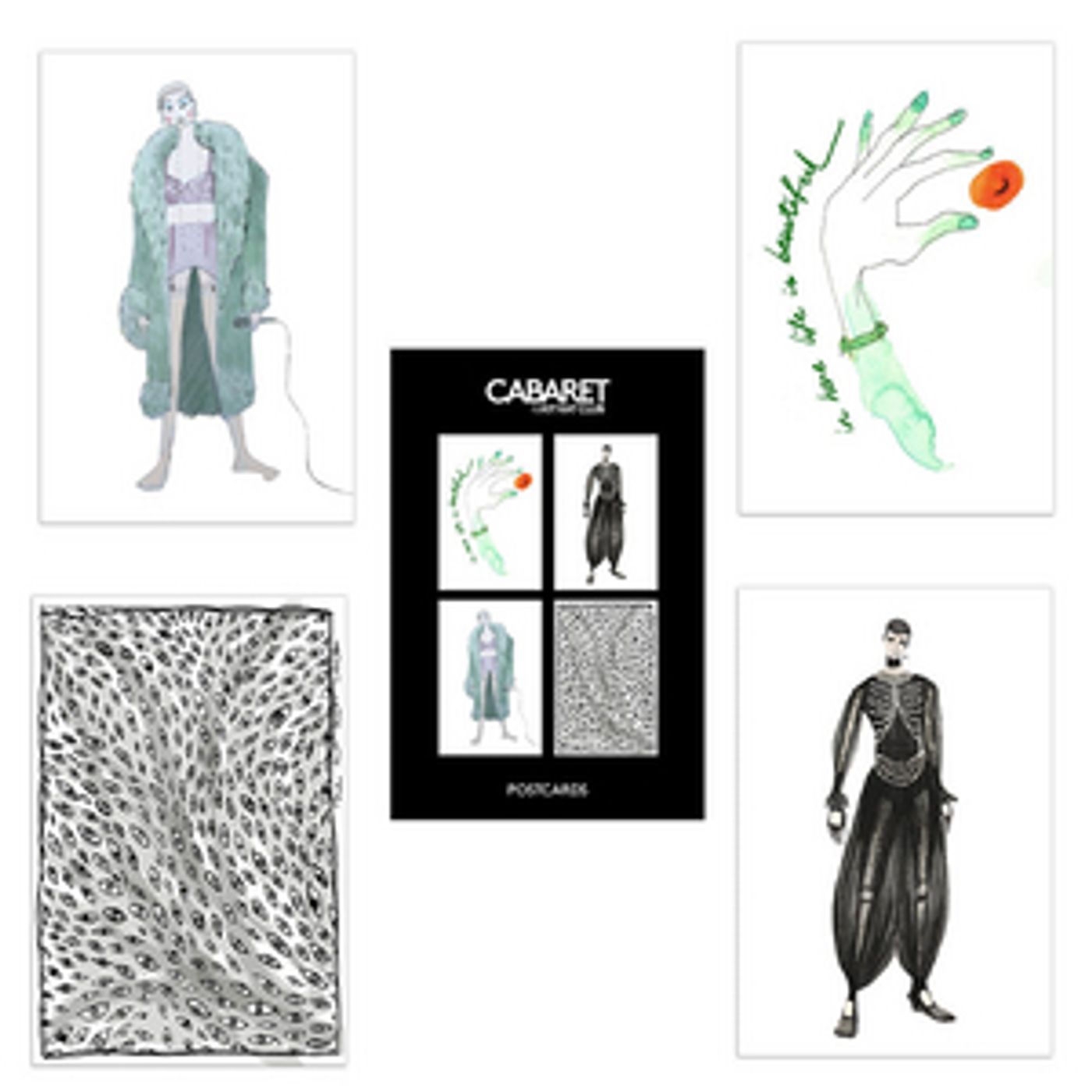 Cabaret Postcard Set image
