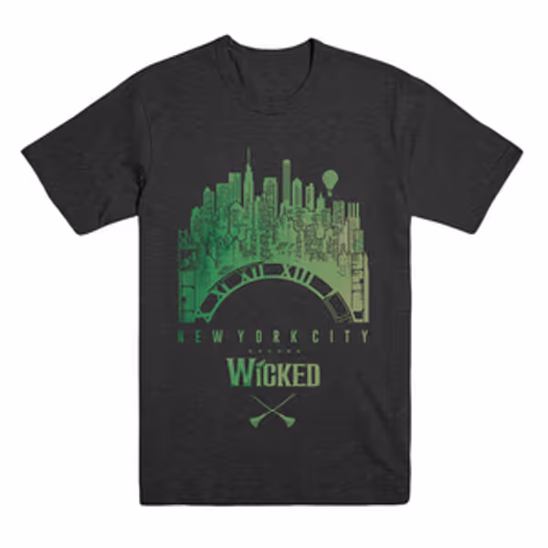 Wicked Unisex NYC Clock Tee Photo