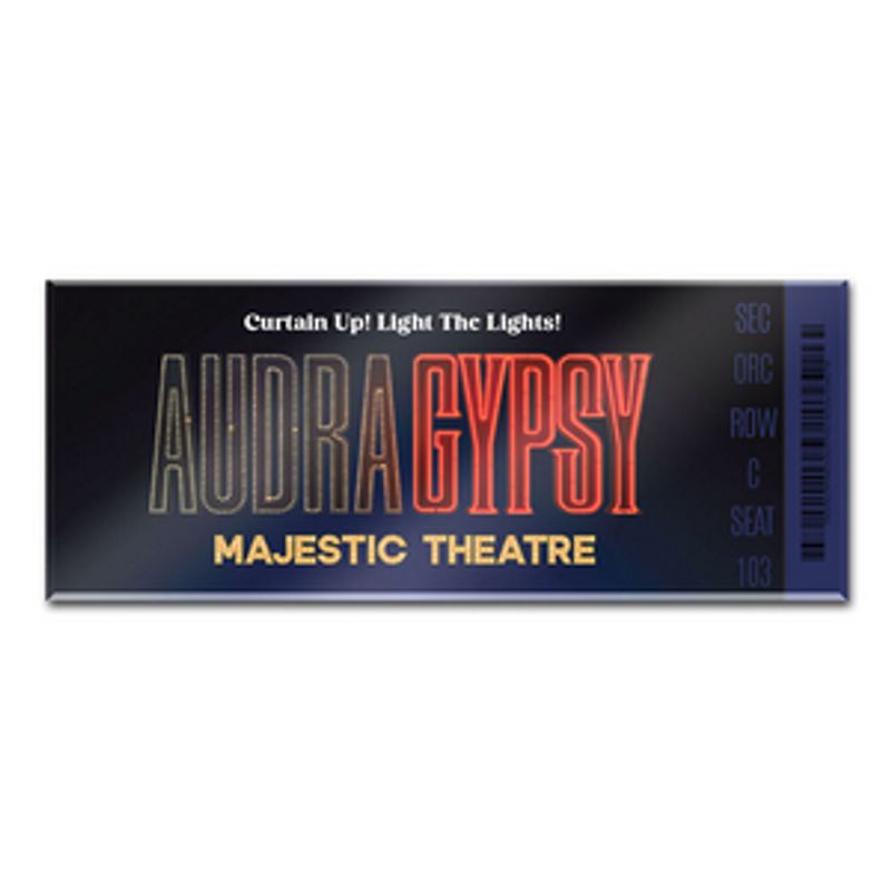 Gypsy Ticket Magnet image