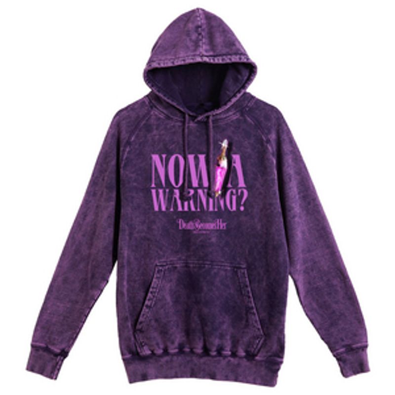 Death Becomes Her Unisex Broadway Warning Hoodie image