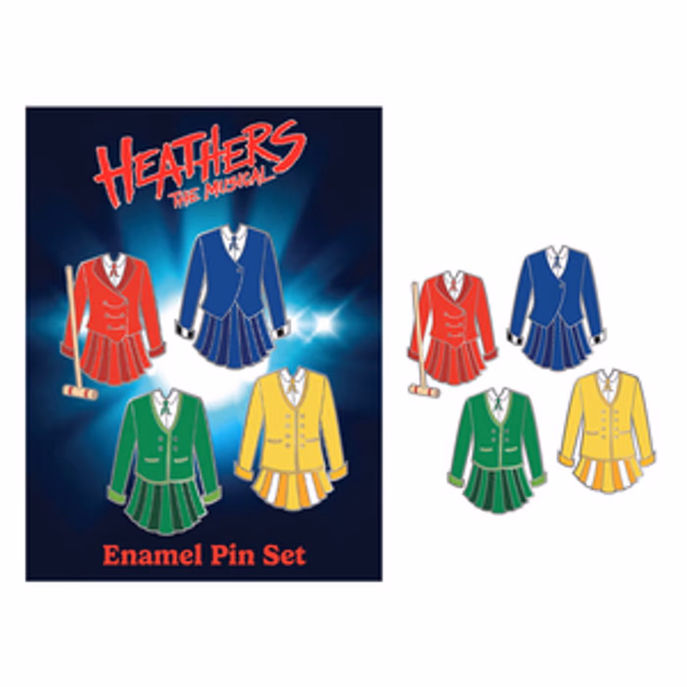 Heathers The Musical Pin Set image