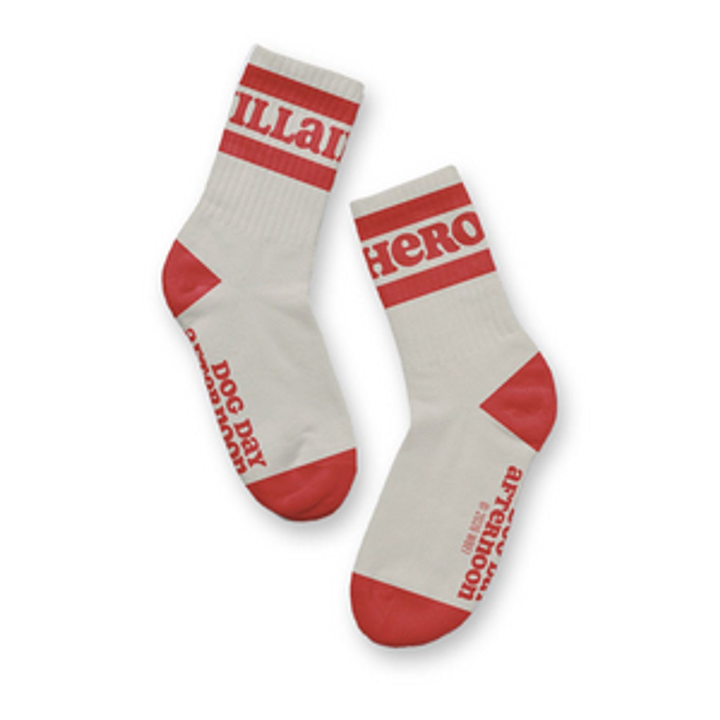 Dog Day Afternoon Hero Villain Socks image