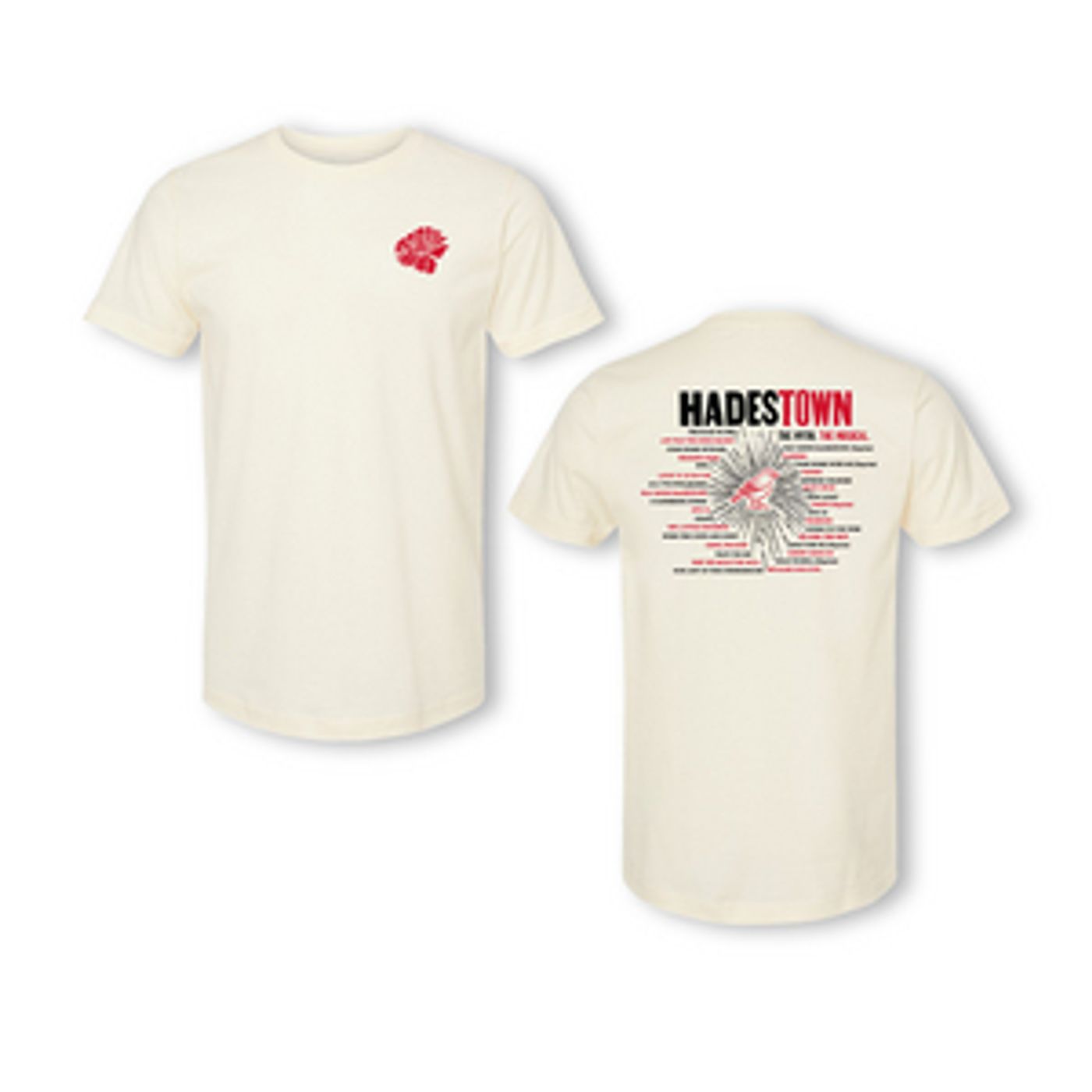 Hadestown Song List Unisex Tee image
