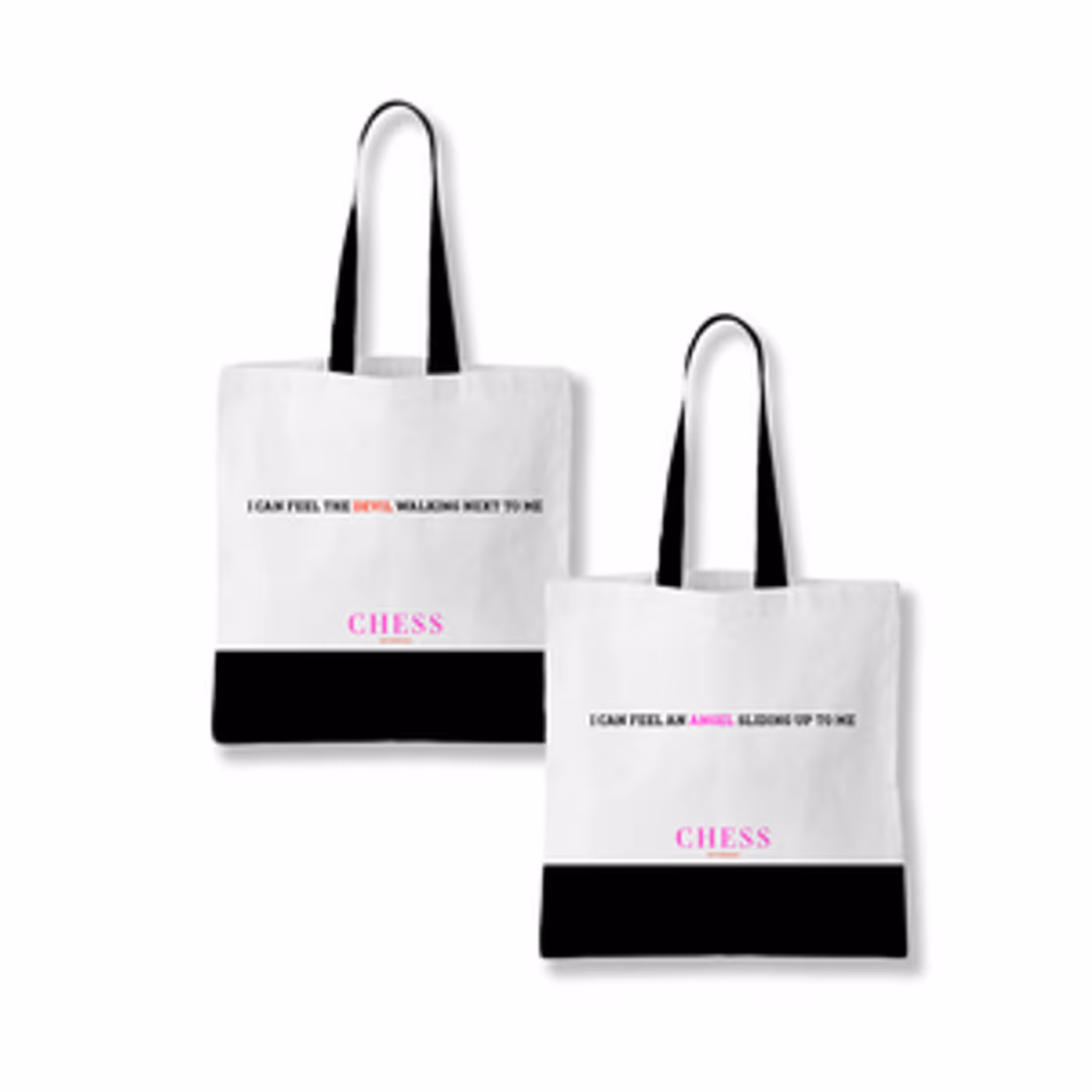 Chess Angel Devil Tote image