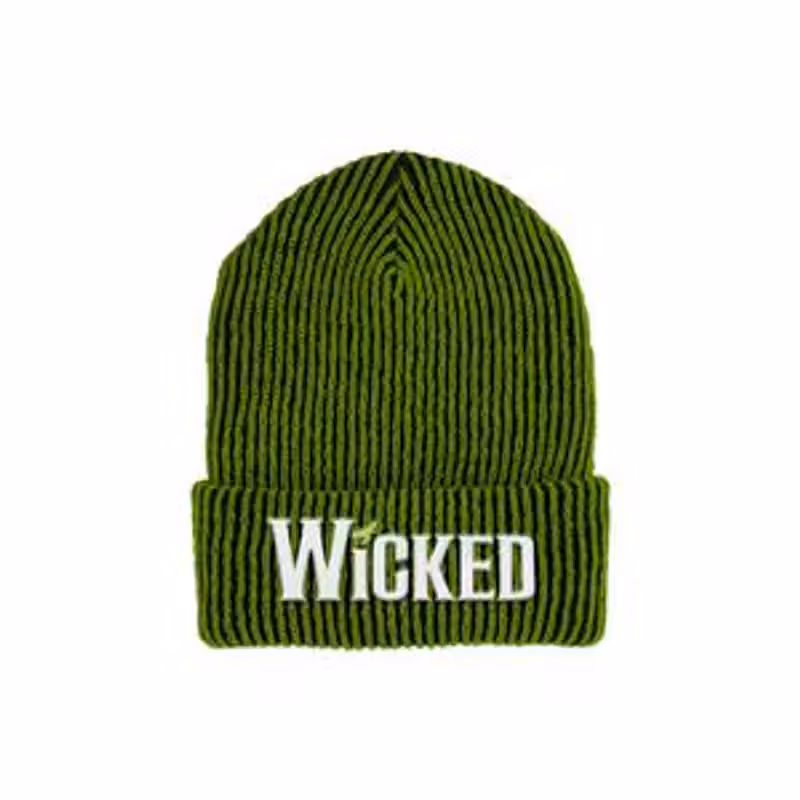 Wicked Green Black Logo Beanie image