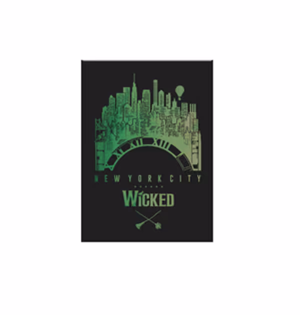 Wicked NYC Clock Magnet Photo