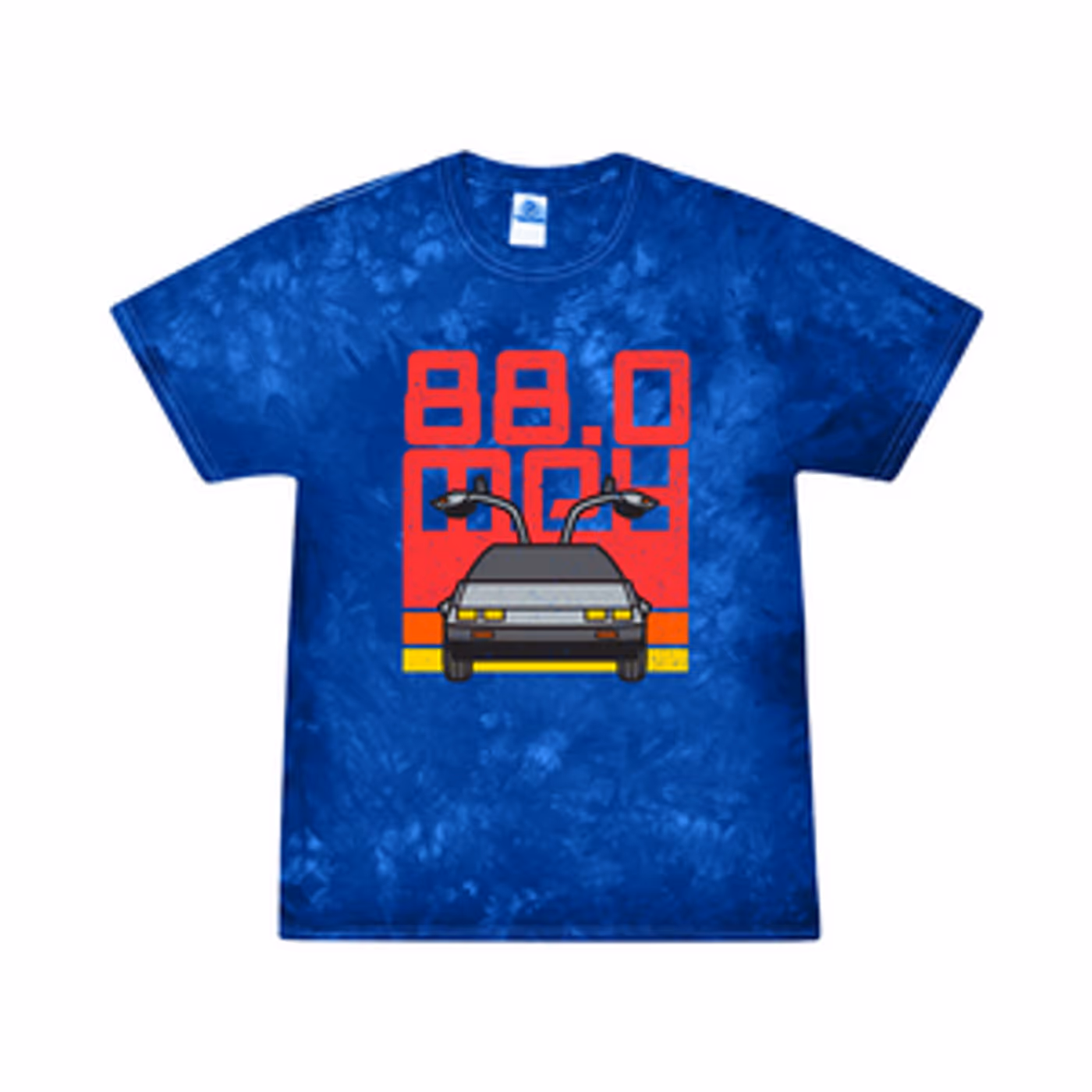 Back to the Future the Musical 88 MPH Blue Wash Tee image