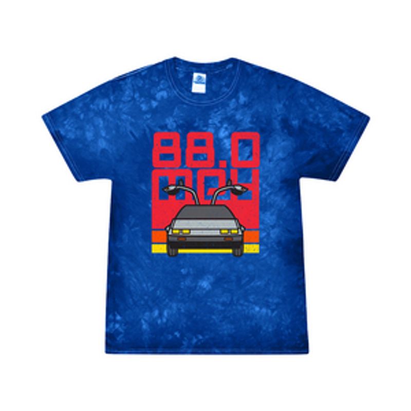 Back to the Future the Musical 88 MPH Blue Wash Tee image