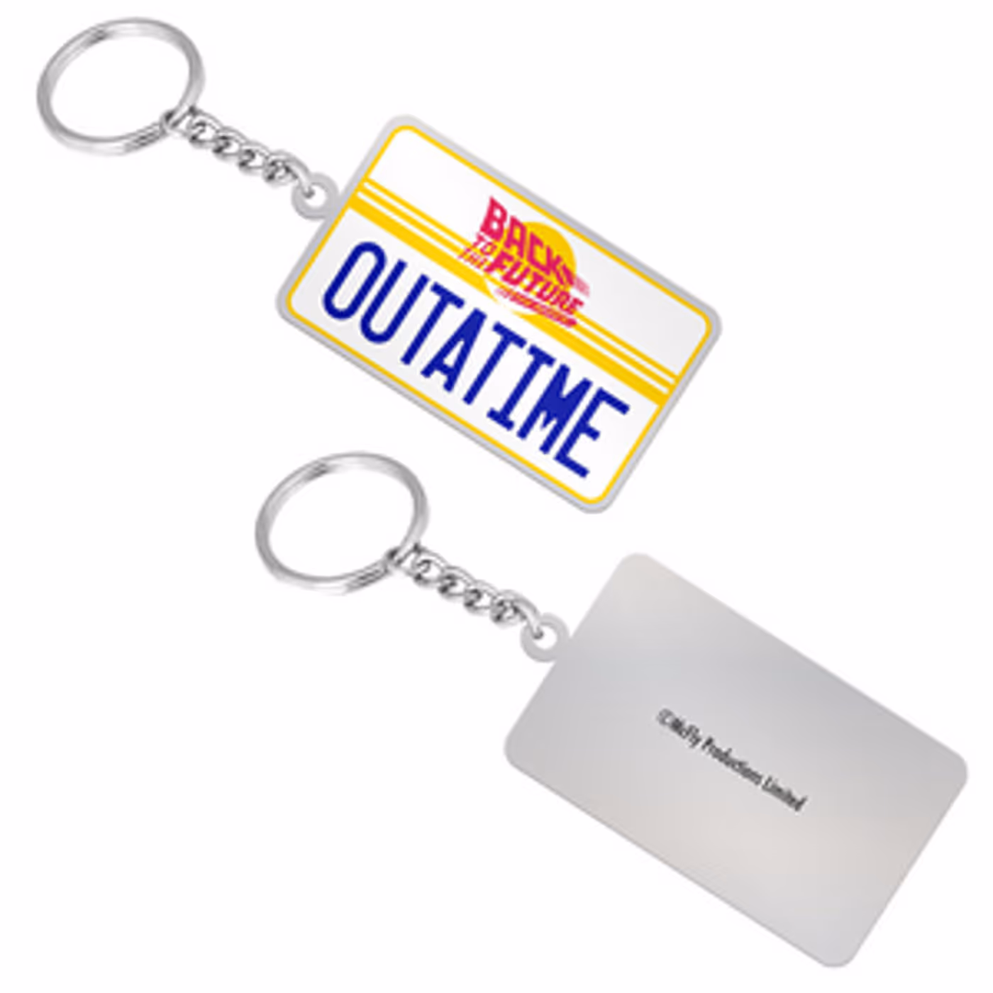 Back to the Future the Musical OUTATIME keychain image