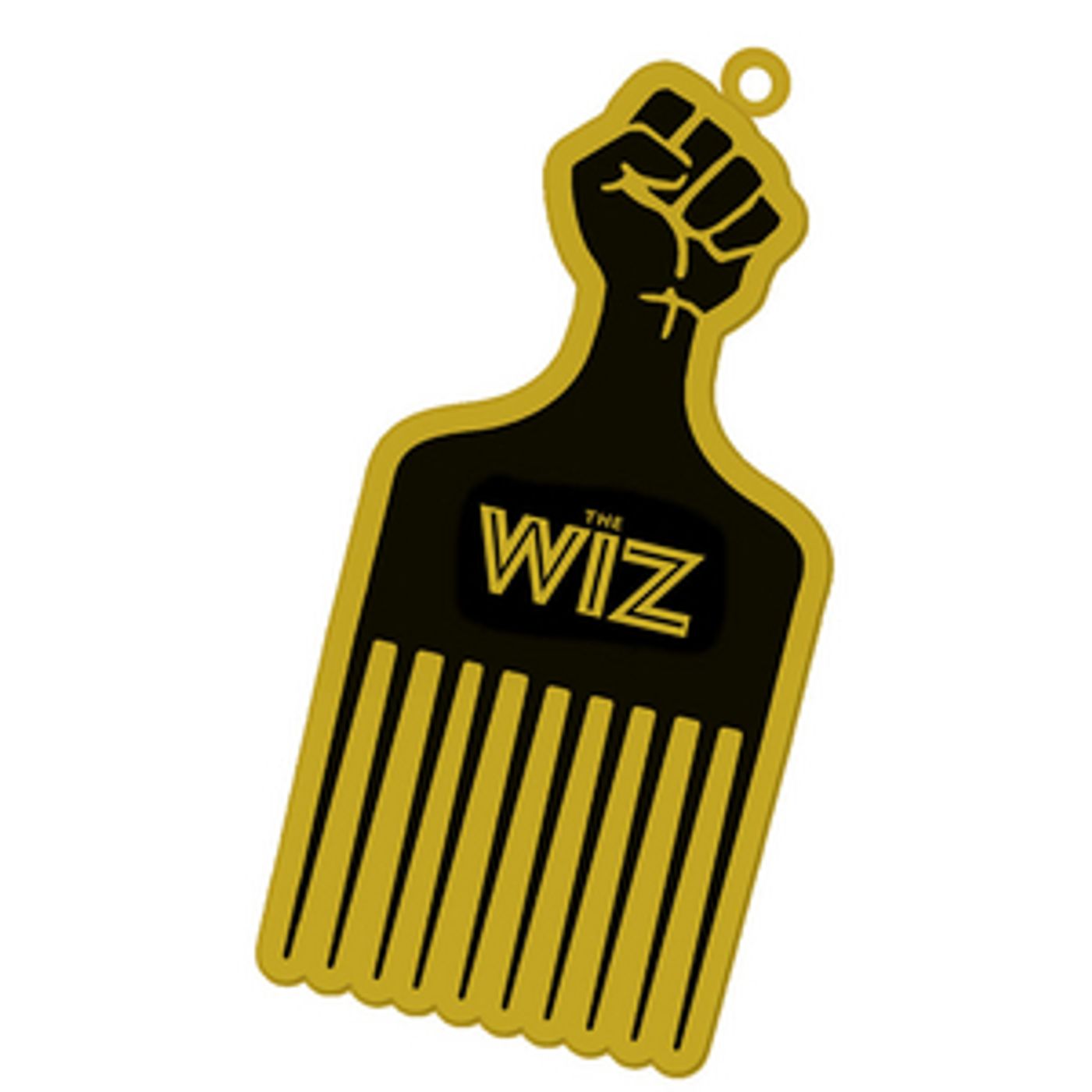 The Wiz Hair Pick Ornament image