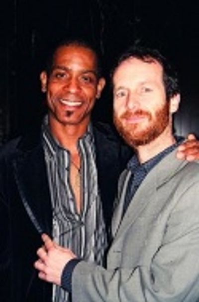 
Denis O'Hare and partner Hugo Redwood  Photo