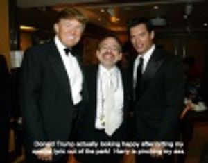 Photo provided by Marc Shaiman which was taken
the night before. As Marc joked on st Photo