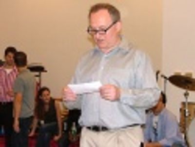 Adrian Bryan-Brown welcomes the press Photo