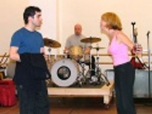 Frankie and his wife argue about his time spent away from
his family Photo