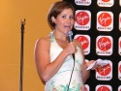 Lauren Spees introduces the cast of "Feeling Electric" Photo