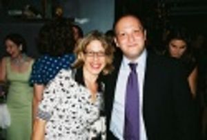 Jackie Hoffman (The Big Time) and Isaac Robert Hurwitz (NYMF Producing Director) Photo
