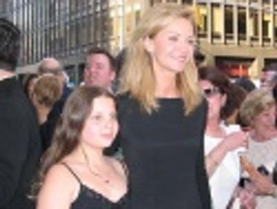 
Joan Allen with daughter Sadie  Photo