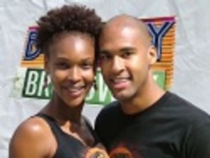 Kissy Simmons and Josh Tower from The Lion King Photo