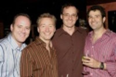 Michael Caprio, Randy Slovacek (Choreographer), Christopher Guilmet (Larry), and Alan Photo