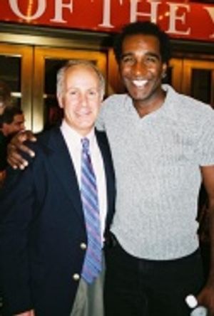 Joseph Benincasa (Executive Director, The Actors Fund) and Norm Lewis (Two Gentlemen  Photo