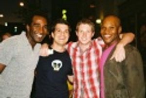 Norm Lewis, Stephen Oremus (All Shook Up), Justin Bohon (All Shook Up), Michael James Photo
