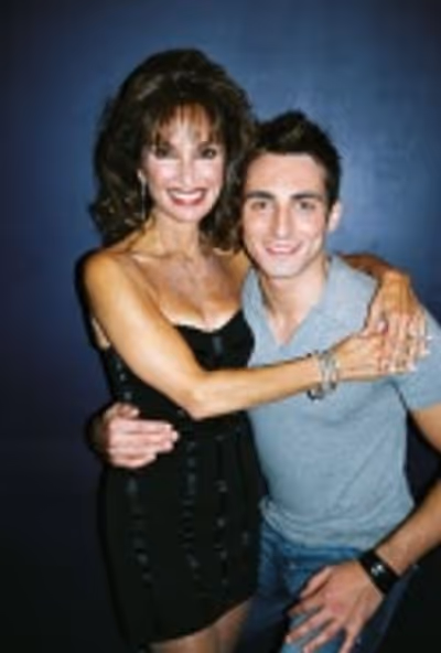 Susan Lucci and Scott Nevins (Host, The Scott Nevins Variety Hour)  Photo