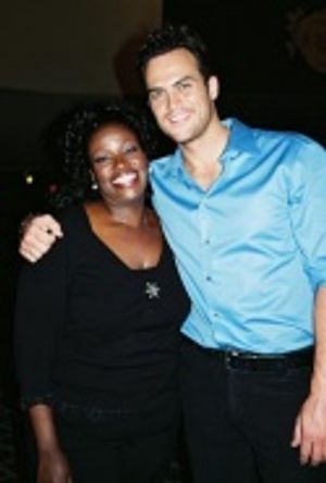 Sharon Wilkins and Cheyenne Jackson  Photo