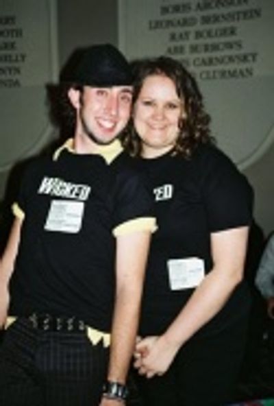 Benefit Volunteer's Jonathan Owen and Briana DeVol  Photo