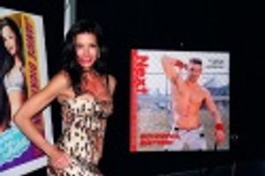 Janice Dickinson gets ready to celebrate! Photo