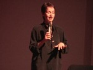 Lynn Ahrens was host for the evening Photo