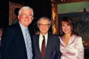 Phil Donahue, Sheldon and Marlo Thomas Photo