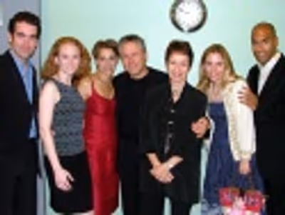 Brian d'Arcy James, Jennifer Hope Wills, Judy Kuhn, Alan Menken,
Lynn Ahrens, Kerry  Photo