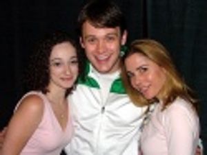 Megan, Michael Arden and Kerry after the show Photo