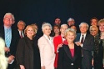 The party poses for the BroadwayWorld cameras Photo